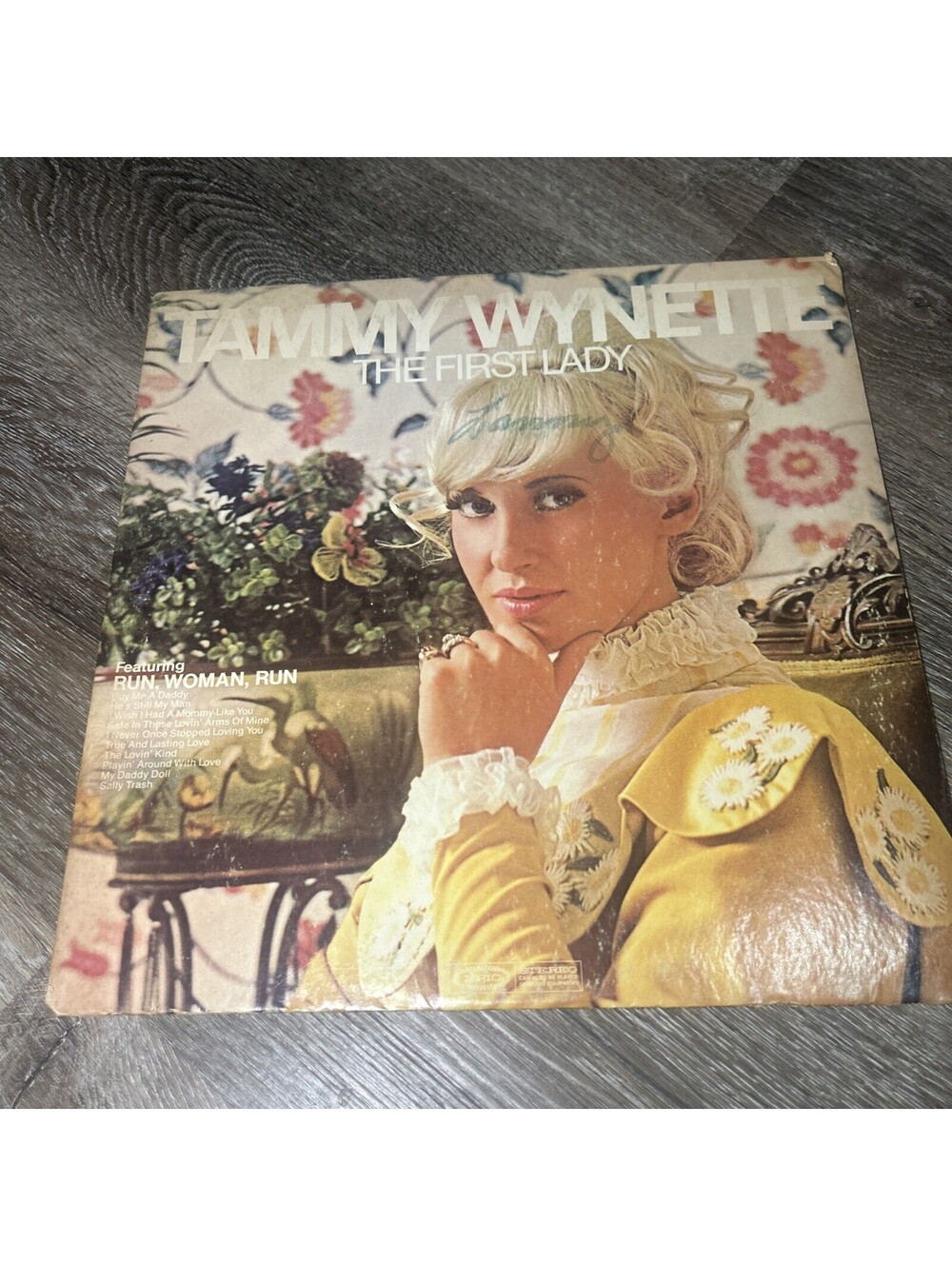 Tammy Wynette The First Lady Epic E 30313 LP 12" Vinyl Country Traditional